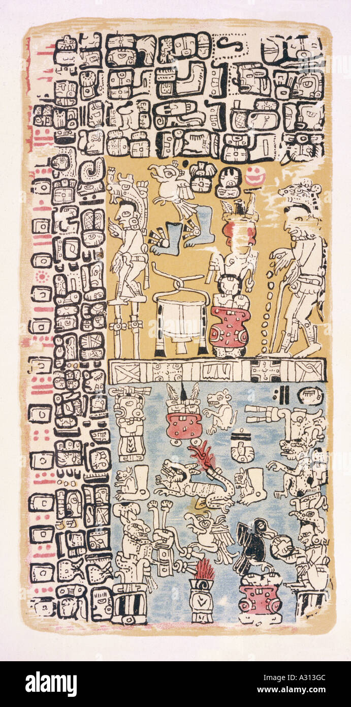 Maya codex hi-res stock photography and images - Alamy
