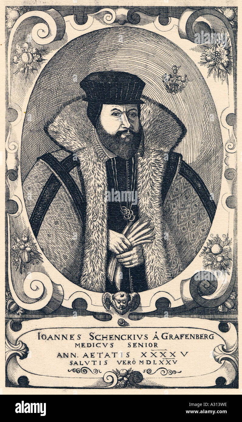 Johann Schenck Malades Stock Photo