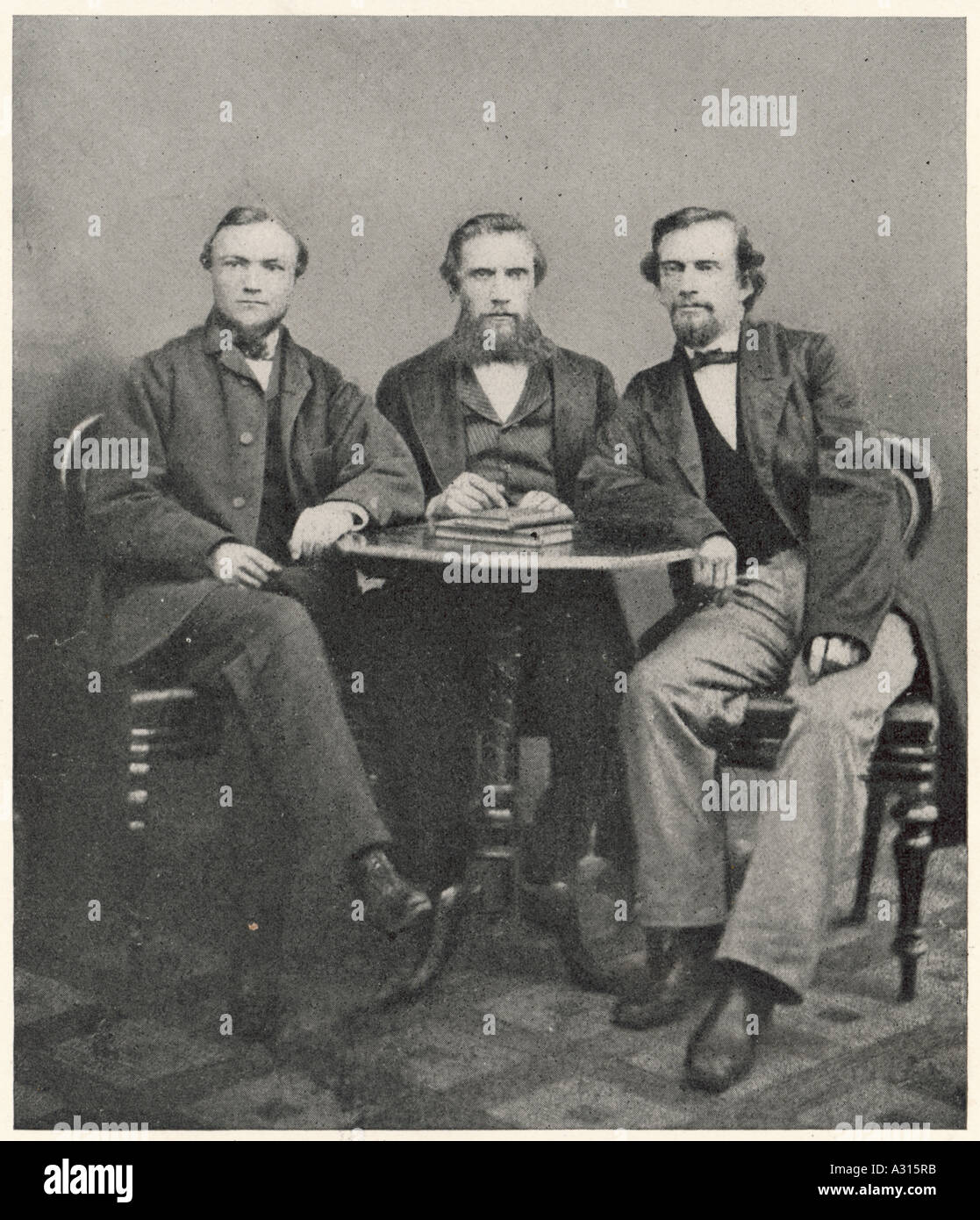 Carnegie And Colleagues Stock Photo