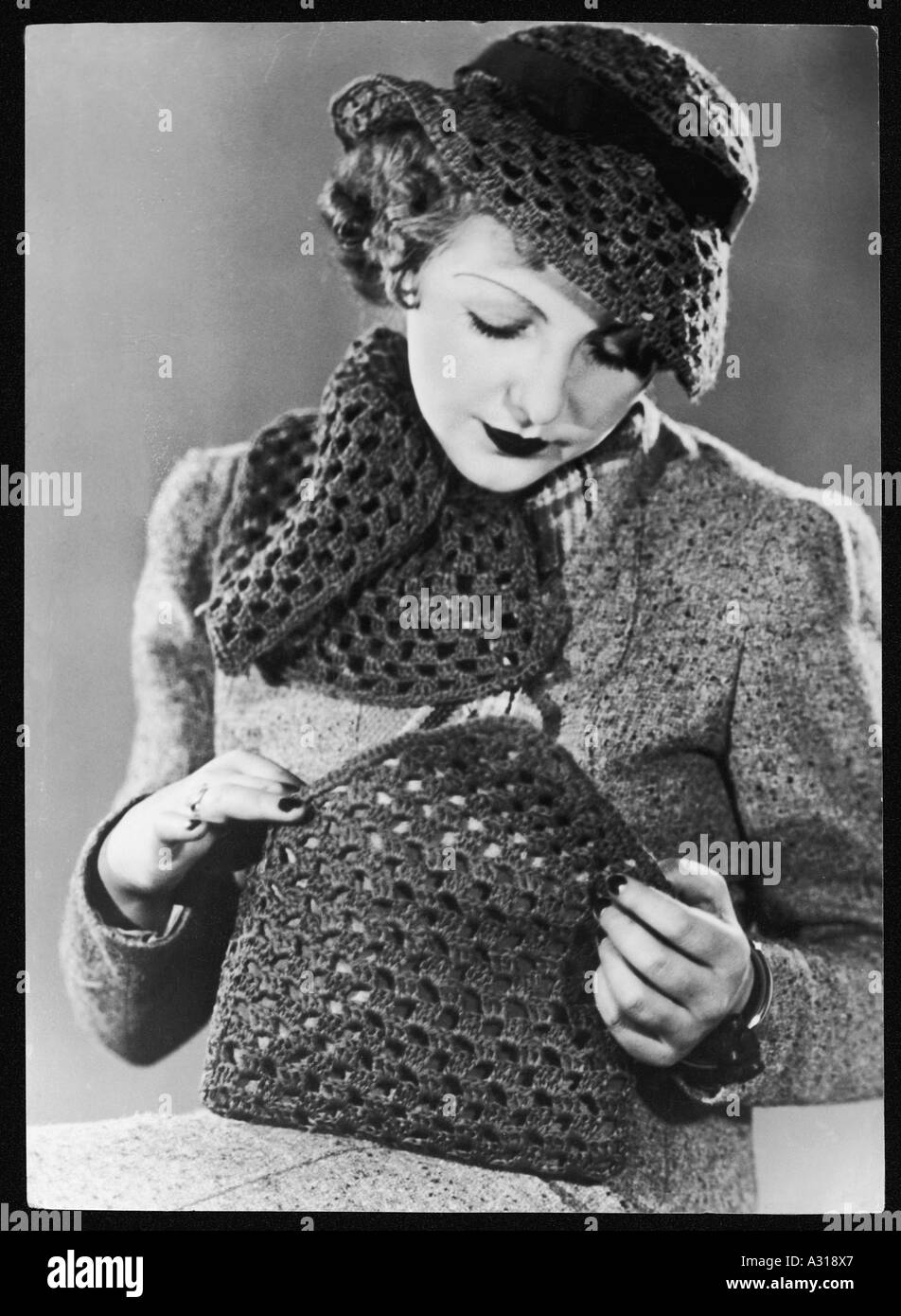 Crochet Accessories Stock Photo