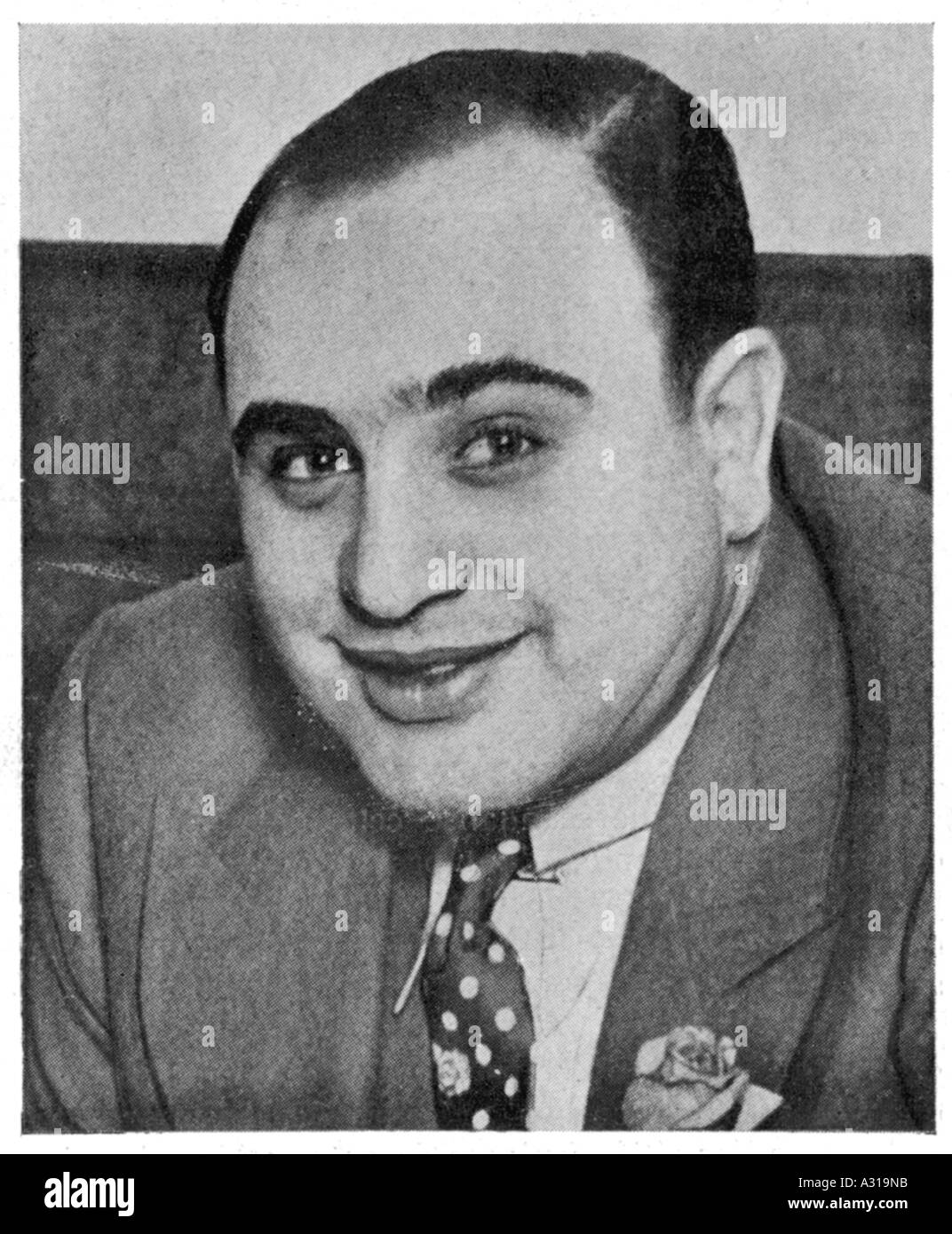 Al Capone 1930 Stock Photo