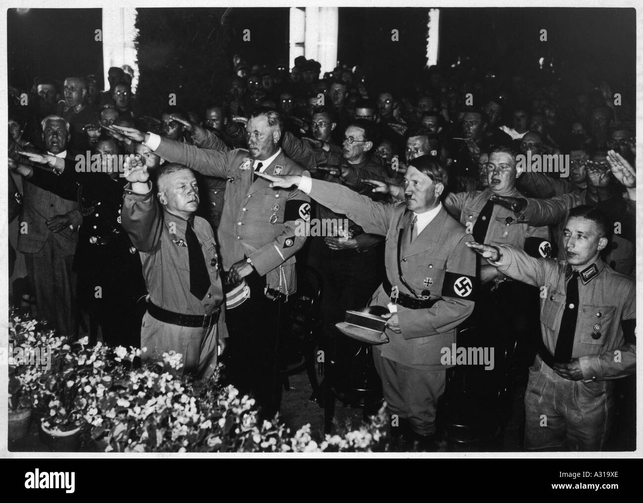 Hitler In Rosenhiem Stock Photo