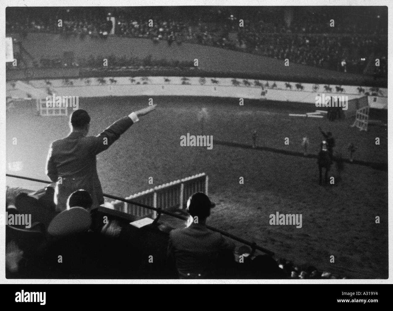 Hitler Horse Show 1936 Stock Photo