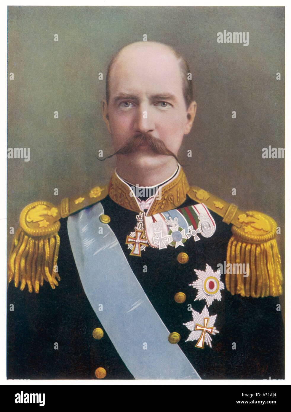 George I Greece 1901 Stock Photo
