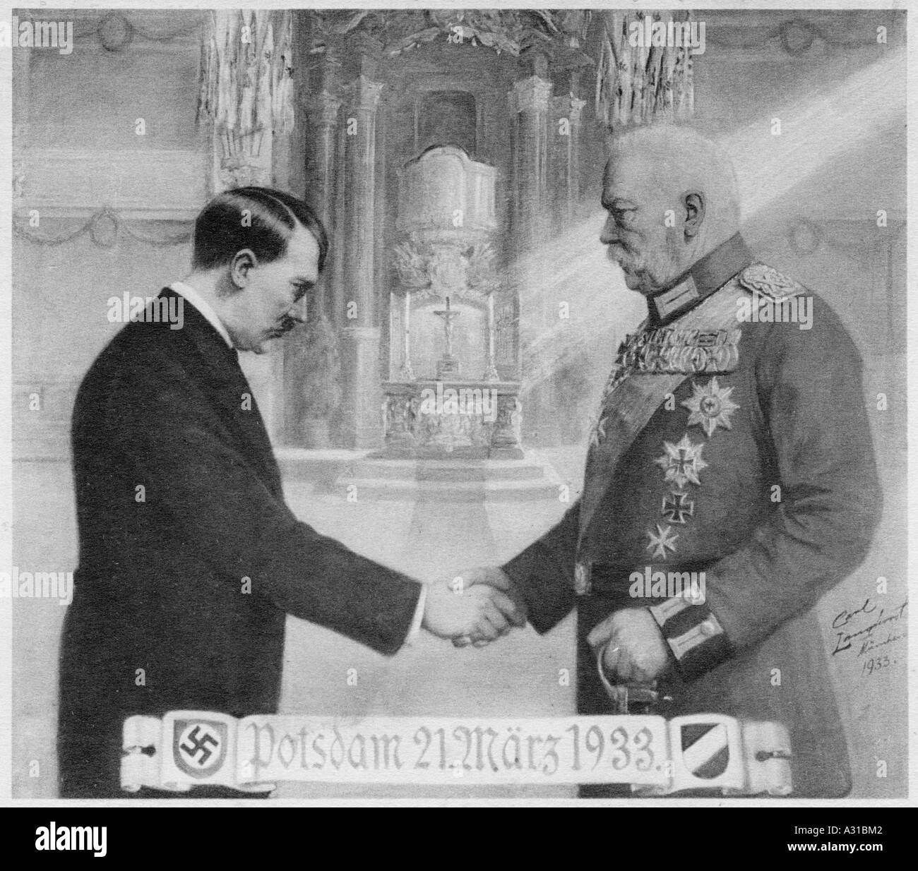 Hitler Reichskanzler Stock Photo 6078849 Alamy