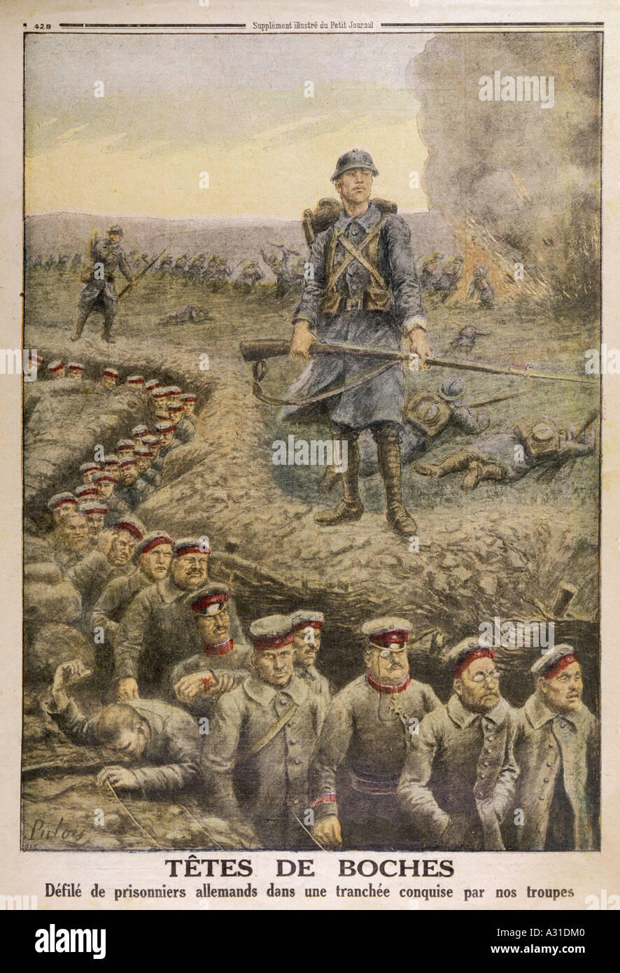 WW1 1916 postcard photo of German trenches near Ypres (Belgium) WW1 1916 postcard photo of German trenches near Ypres (Belgium)