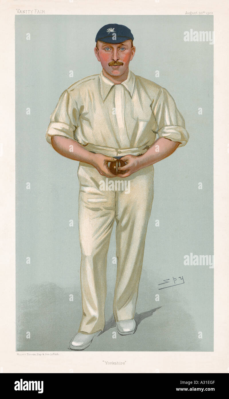 Hirst Cricketer Stock Photo