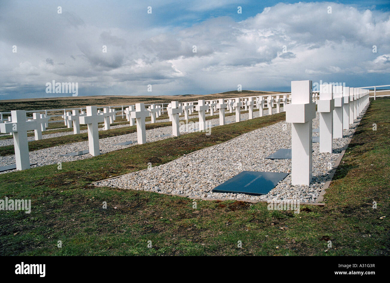 Argentine Cemetery, (Cementerio de Darwin), Darwin, East Falkland