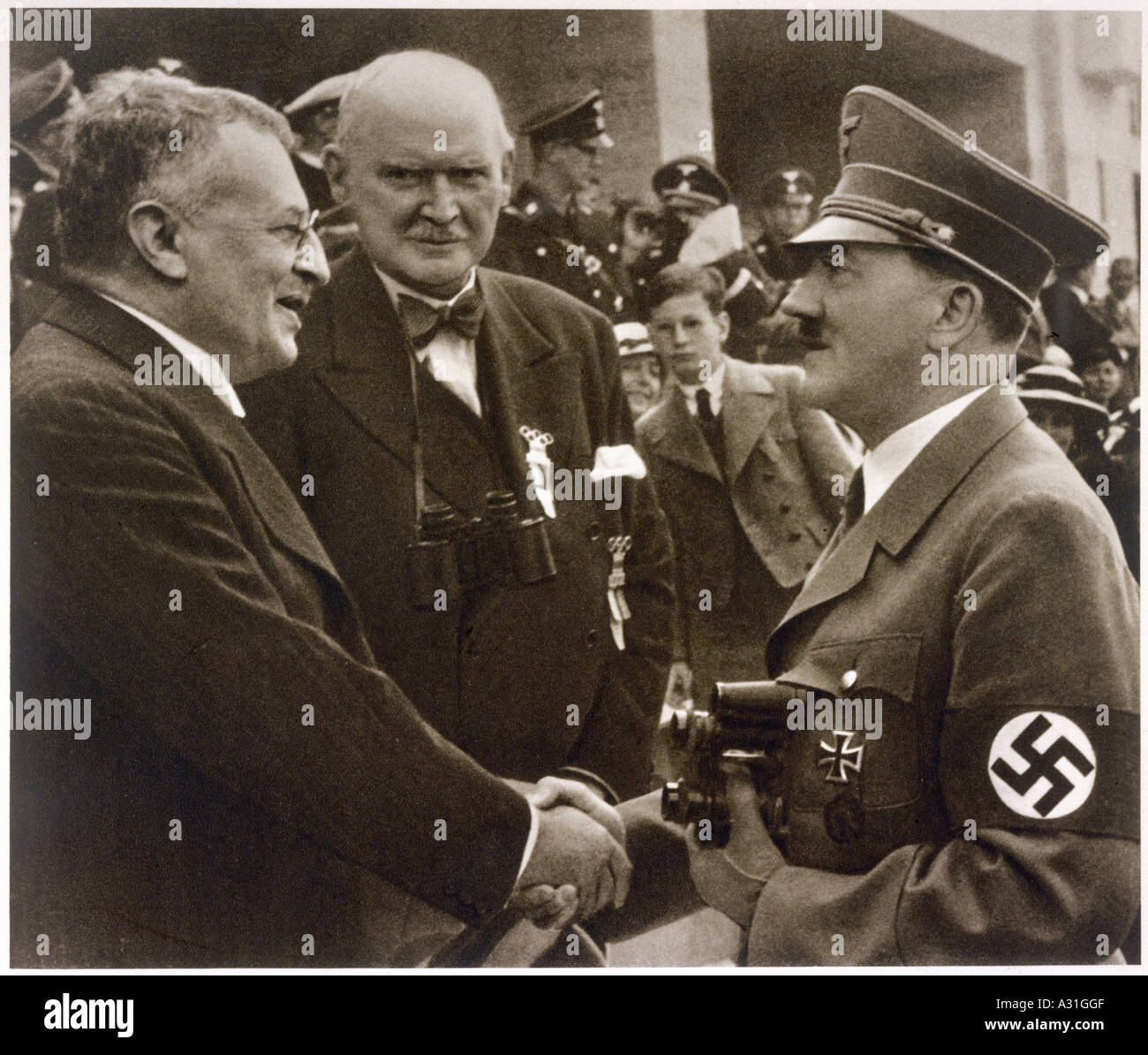 Hedin And Hitler Stock Photo