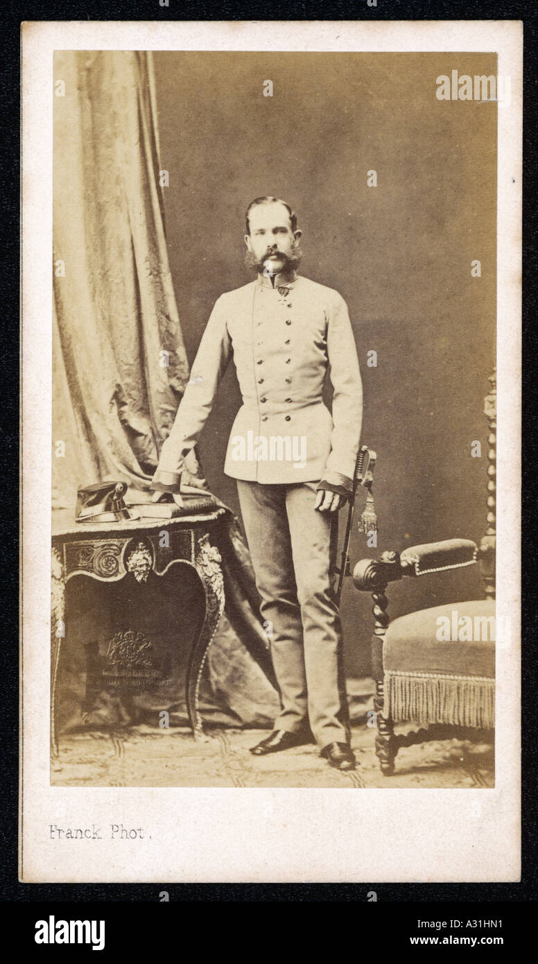 Franz Joseph Franck Cdv Stock Photo - Alamy