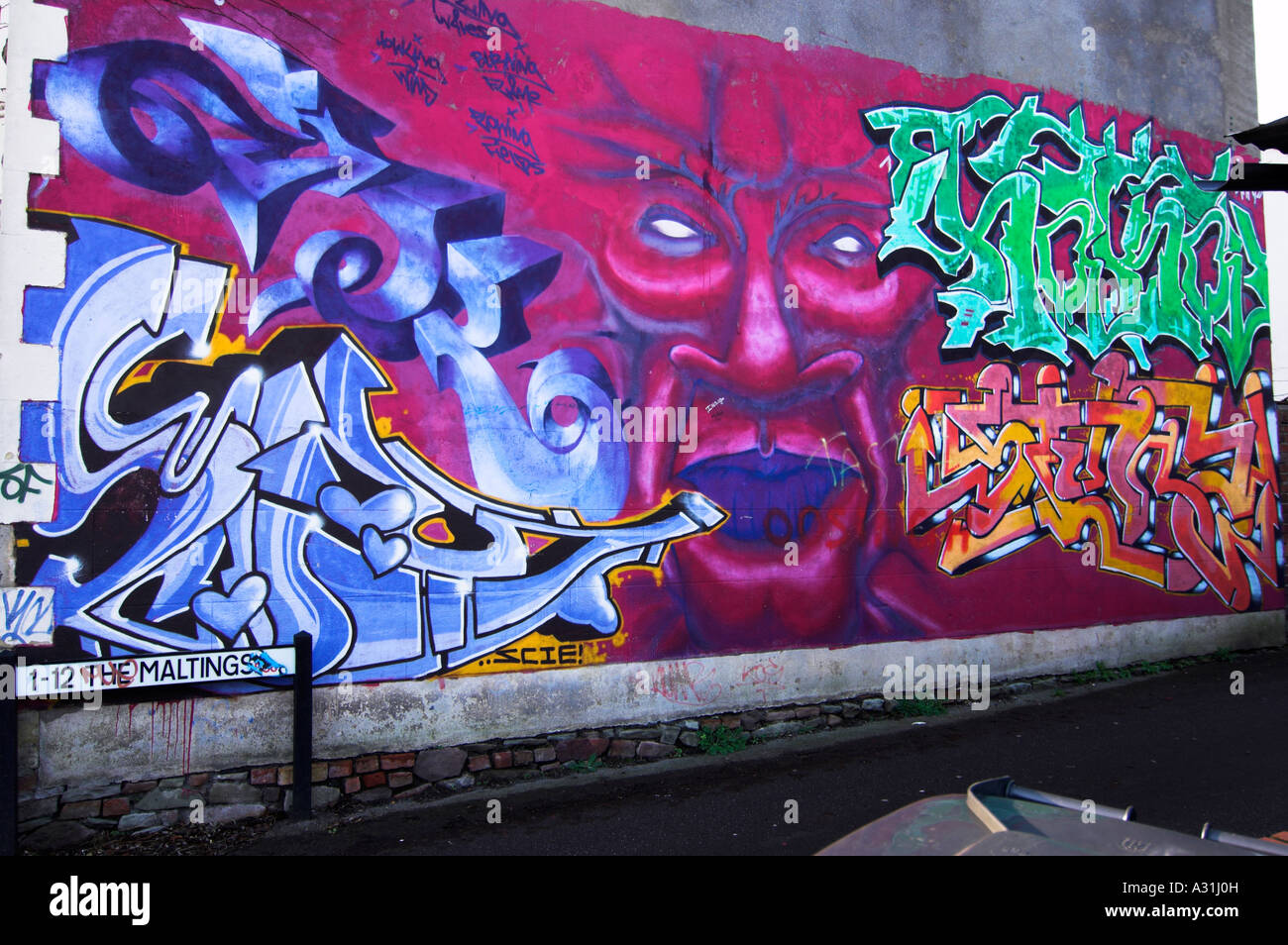 Graffiti wall art Montpelier Bristol UK Stock Photo Alamy
