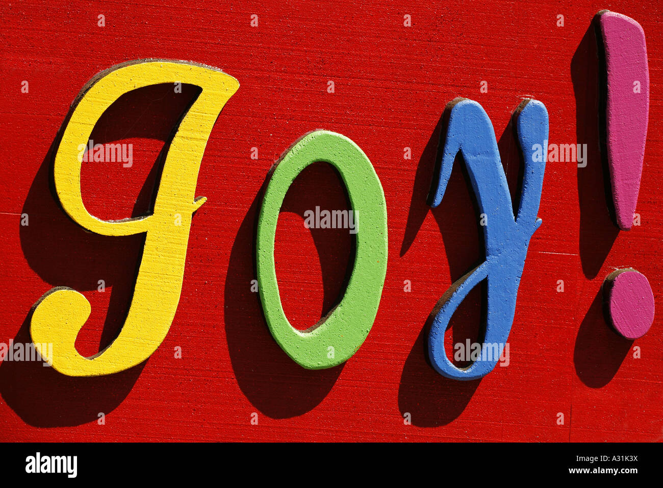 Joy sign Stock Photo