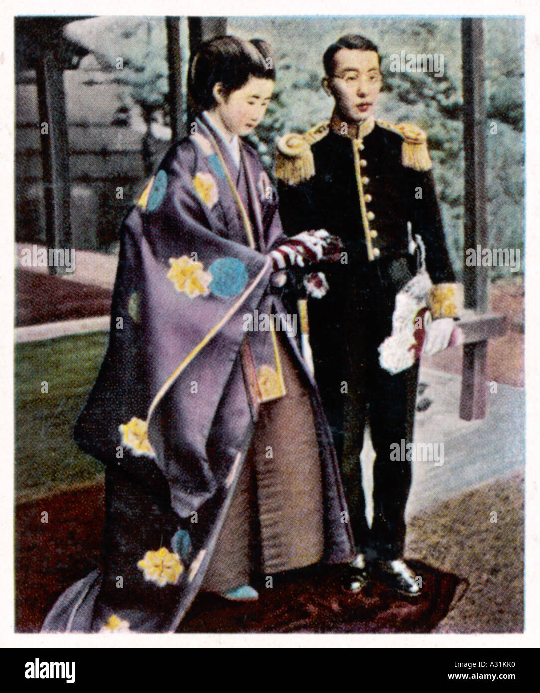 Hirohito Wife 1926 Stock Photo