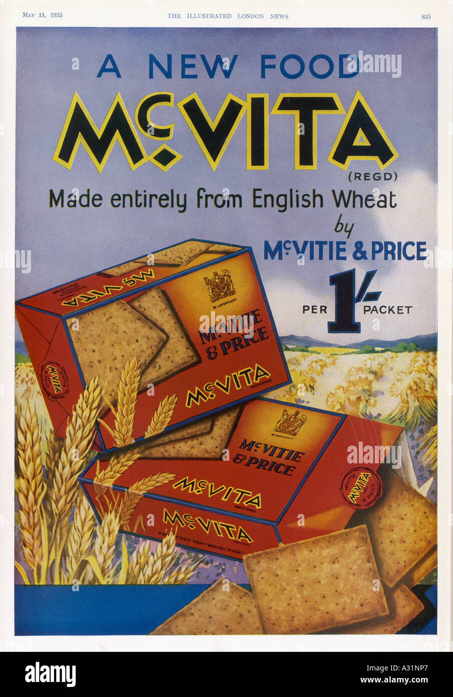 Mcvita Wheat Biscuits Stock Photo