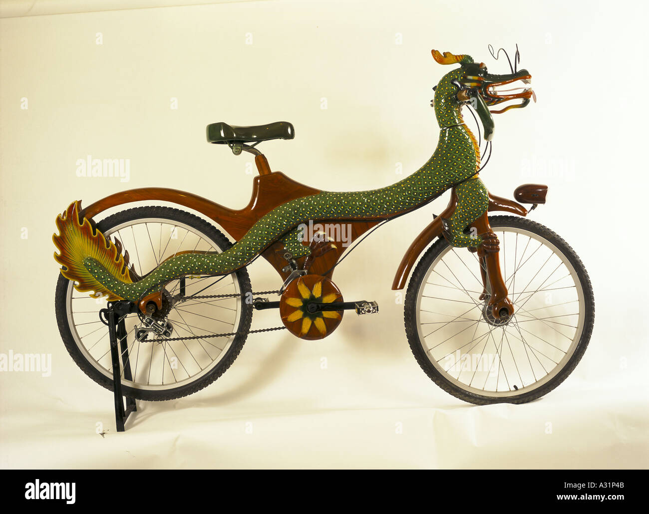 Wooden bike co dragon bike hi-res stock photography and images - Alamy