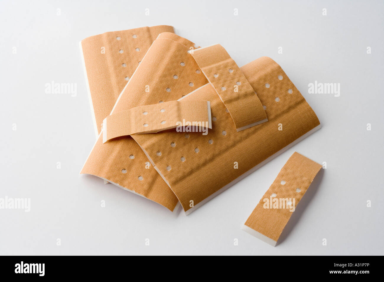 Adhesive bandages of various sizes Stock Photo Alamy