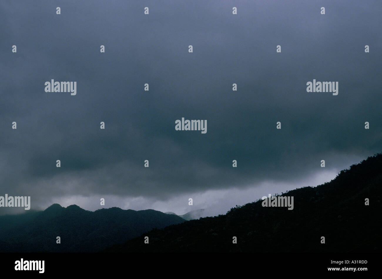 Dramatic dark skies on the Sierra Maestra, Cuba Stock Photo - Alamy