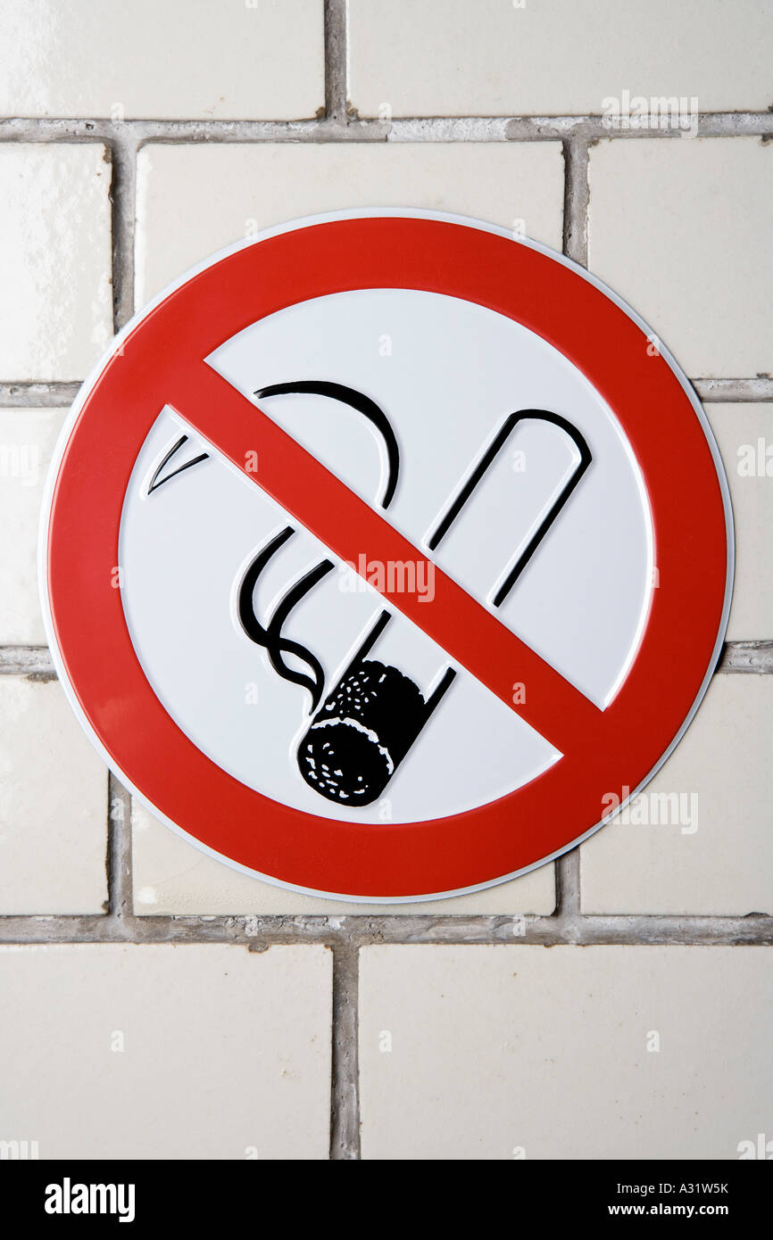 No smoking sign Stock Photo