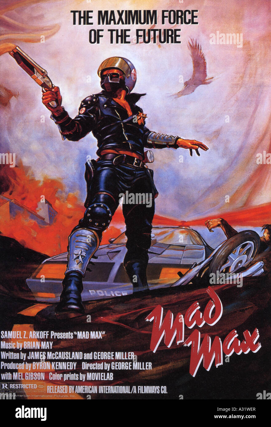 Mad Max Movie Poster – Mel Gibson – 11x17 Inch Reproduction Print, USA Made