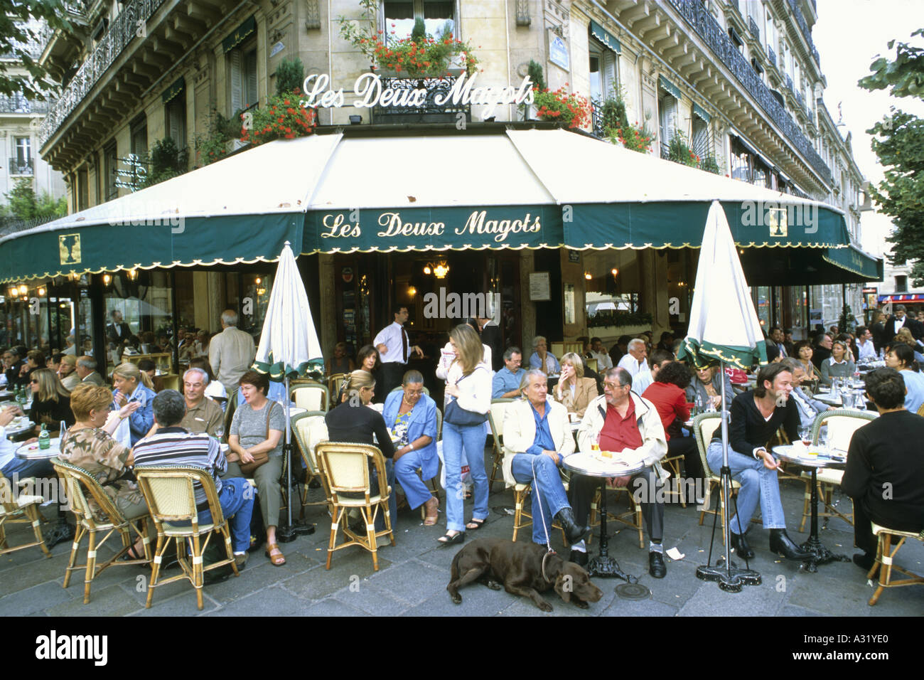 France Paris Quartier Latin street scene Stock Photo