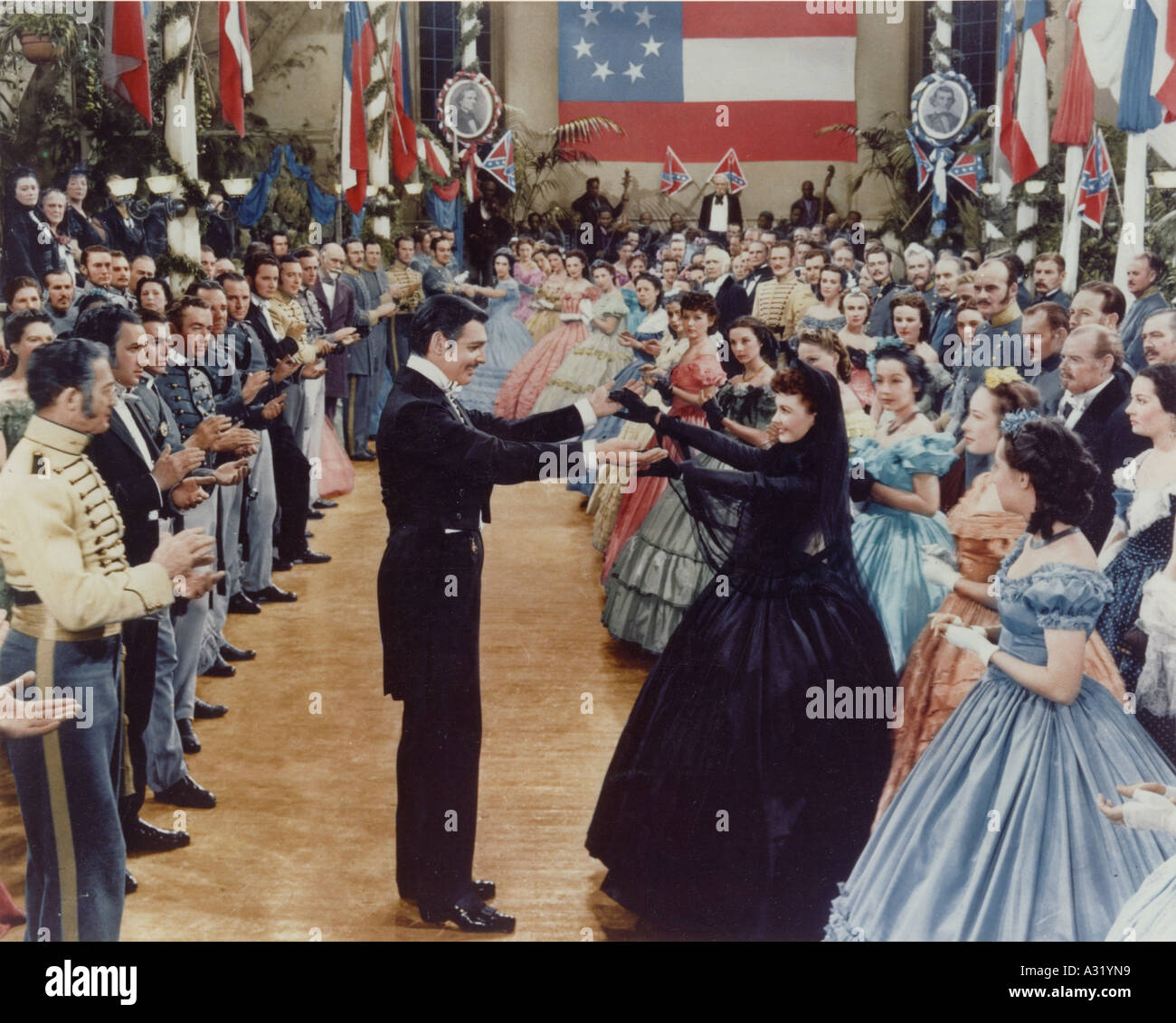 GONE WITH THE WIND Clark Gable And Vivien Leigh In The 1939 MGM Film gone-with-the-wind-clark-gable-and-vivien-leigh-in-the-1939-mgm-film