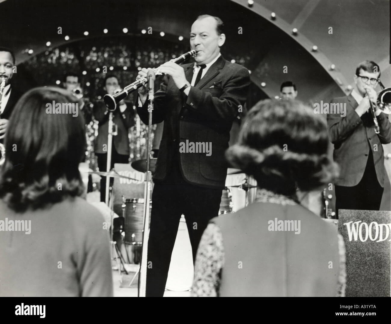 WOODY HERMAN BAND about 1956 Stock Photo