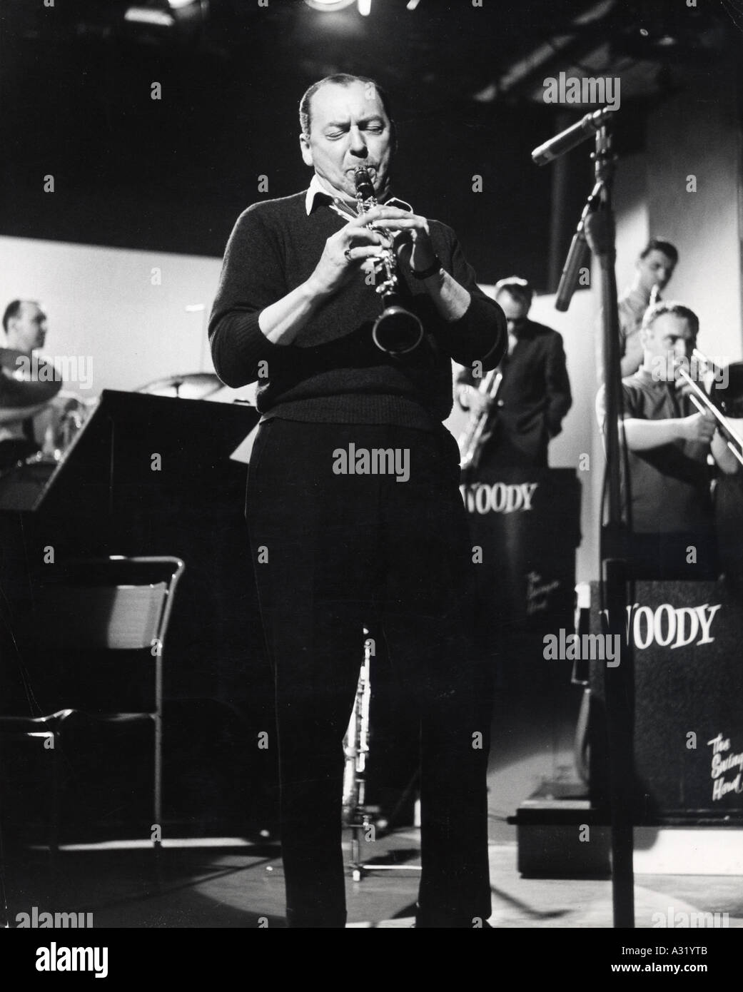 WOODY HERMAN and his band Stock Photo
