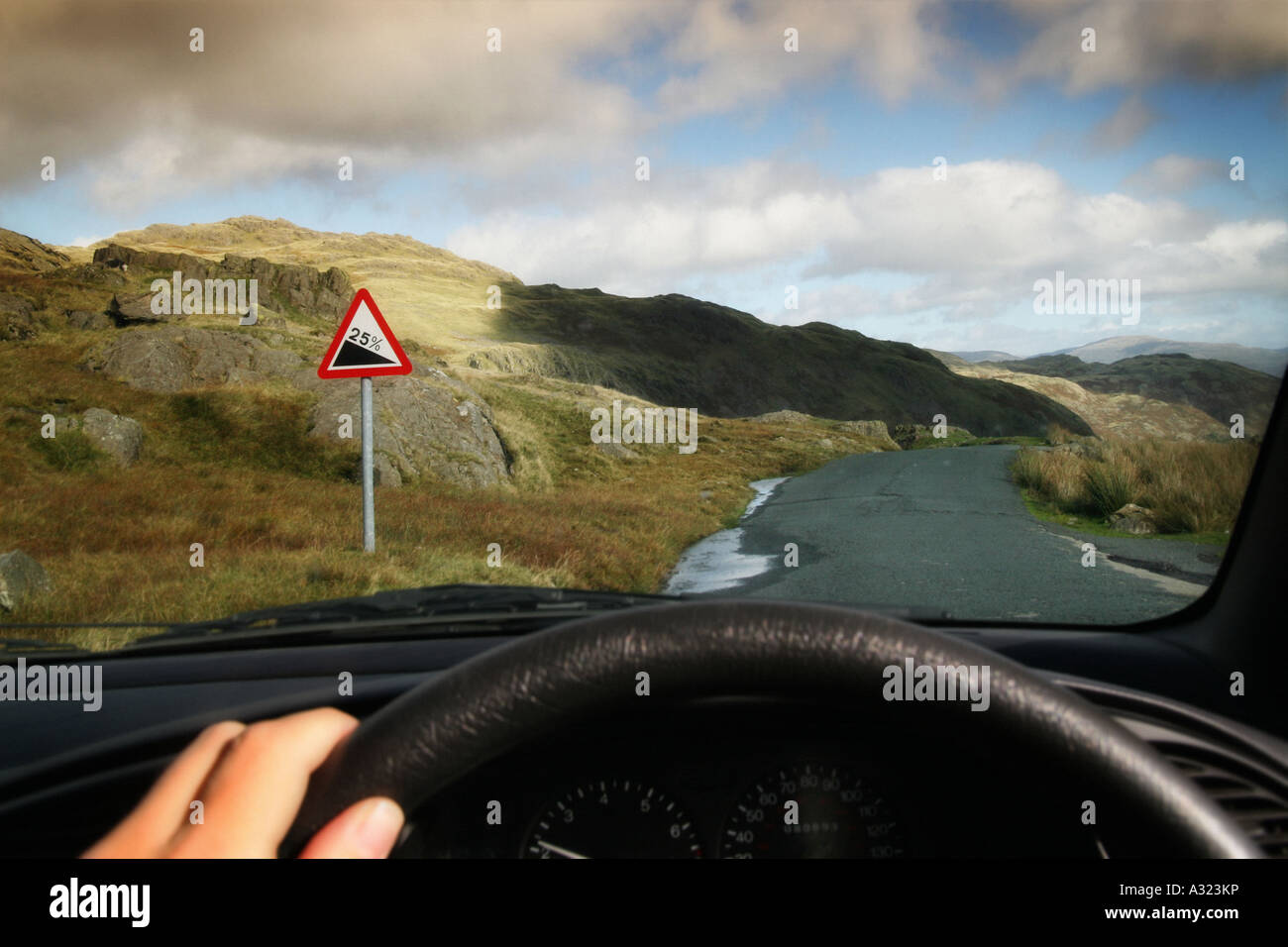 Road gradient hi-res stock photography and images - Alamy