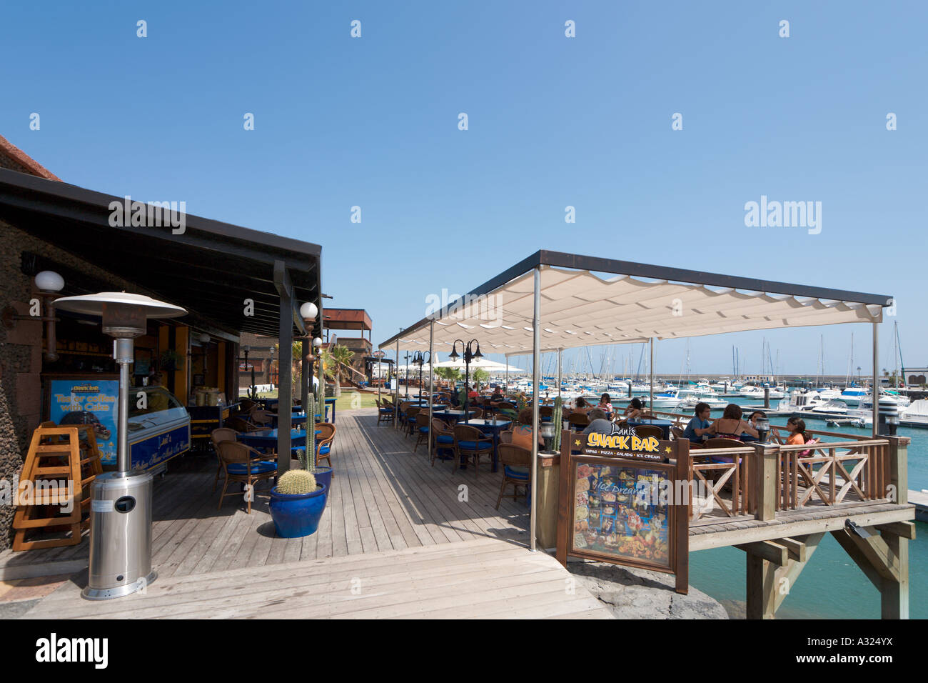 Seafront Restaurant In The Puerto Deportivo Marina Rubicon