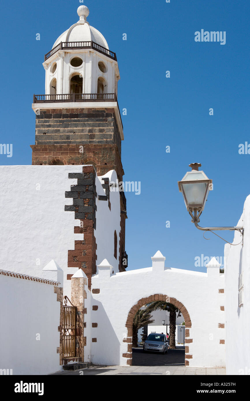 Iglesia de Nuestra Senora de Guadalupe, Teguise, Lanzarote, Canary Islands, Spain Stock Photo
