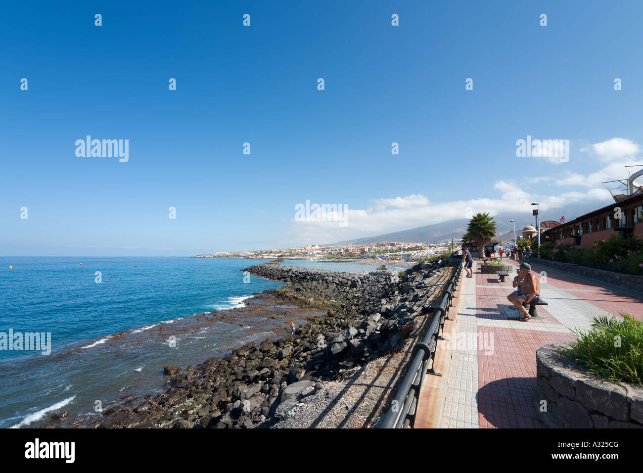 Costa Adeje, Playa de las Americas, Tenerife, Canary Islands, Spain Stock Photo