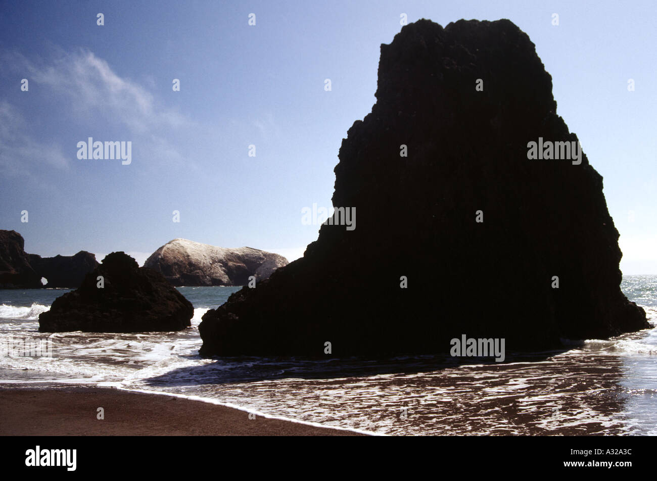 San Fran Rodeo Beach Rodeo Beach San Francisco California United States of America Stock ...