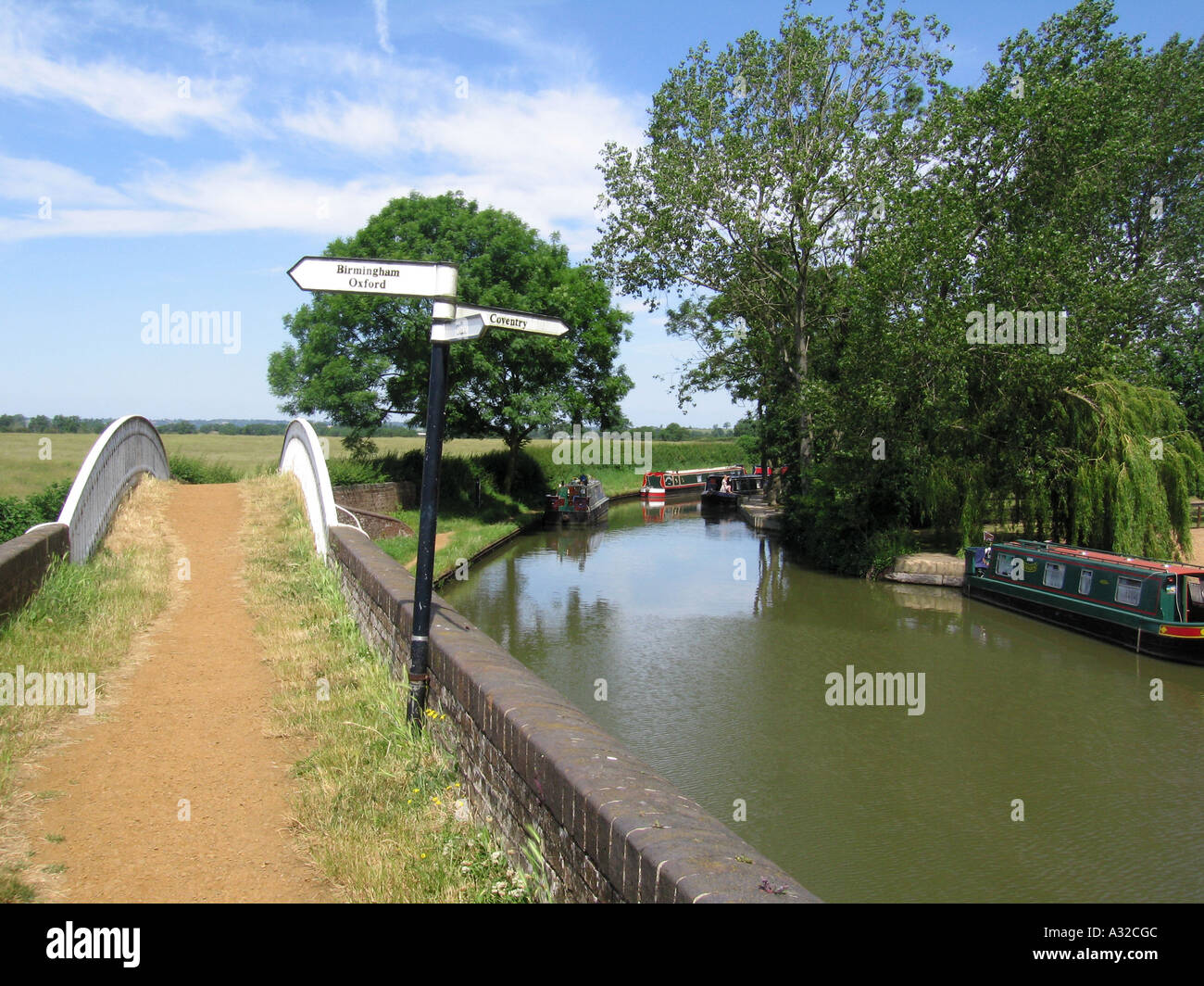 Junction of Grand Union Canal and Oxford Canal Braunston ...