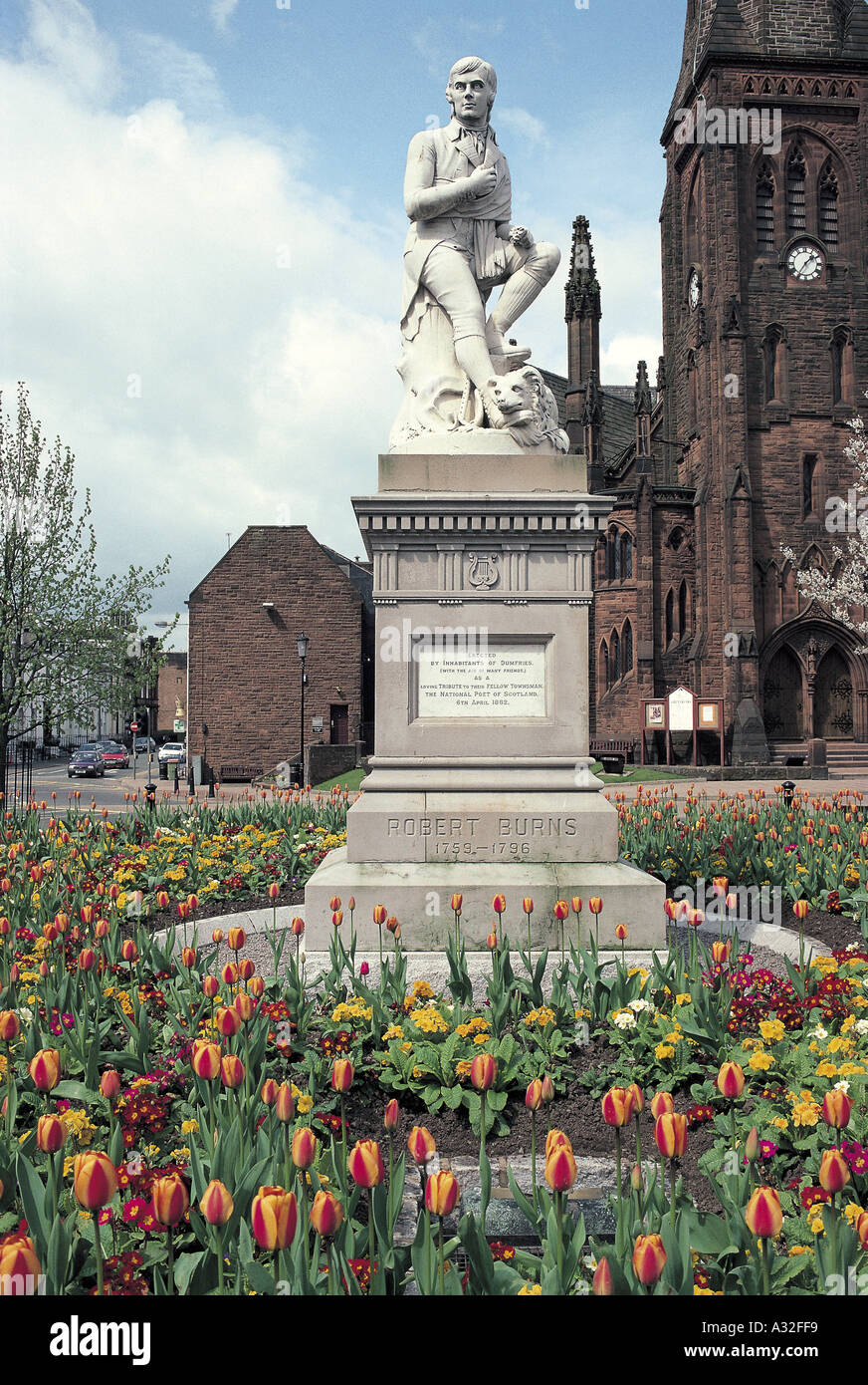 Burns Statue Dumfries High Resolution Stock Photography and Images Alamy