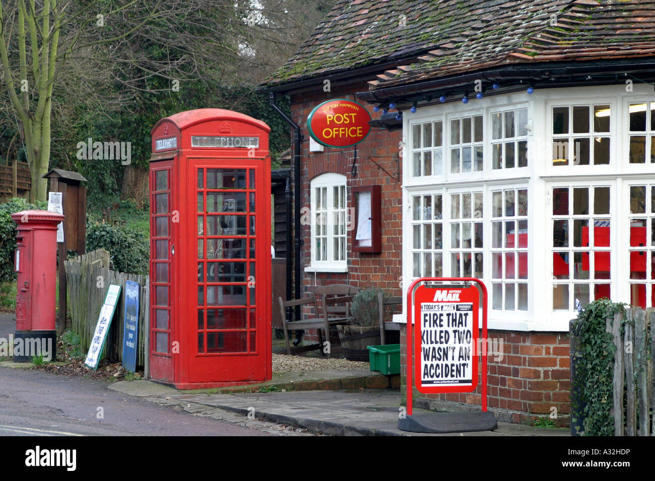 A rural post office at Clifton Hampden, Oxfordshire Stock Photo Alamy