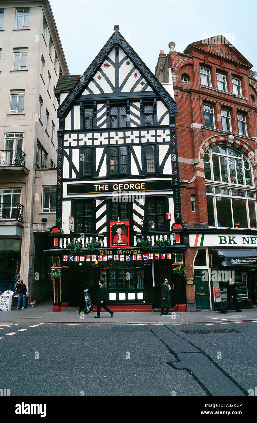 The George Pub, The Strand, London, United Kingdom Stock Photo