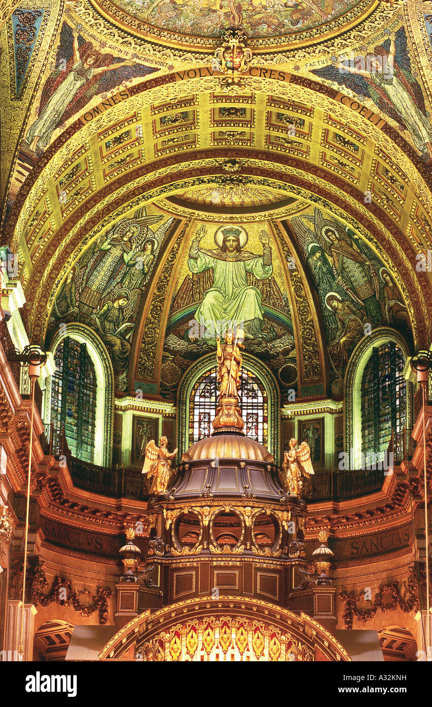 The High Altar, St Paul's Cathedral, London, United Kingdom Stock Photo