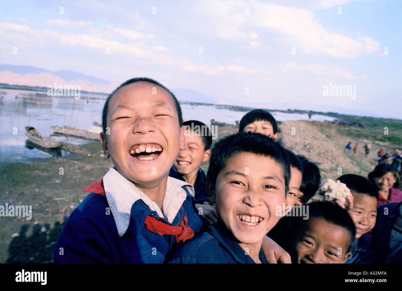 china yunnan province 1989 dali near burma border 1989 Stock Photo