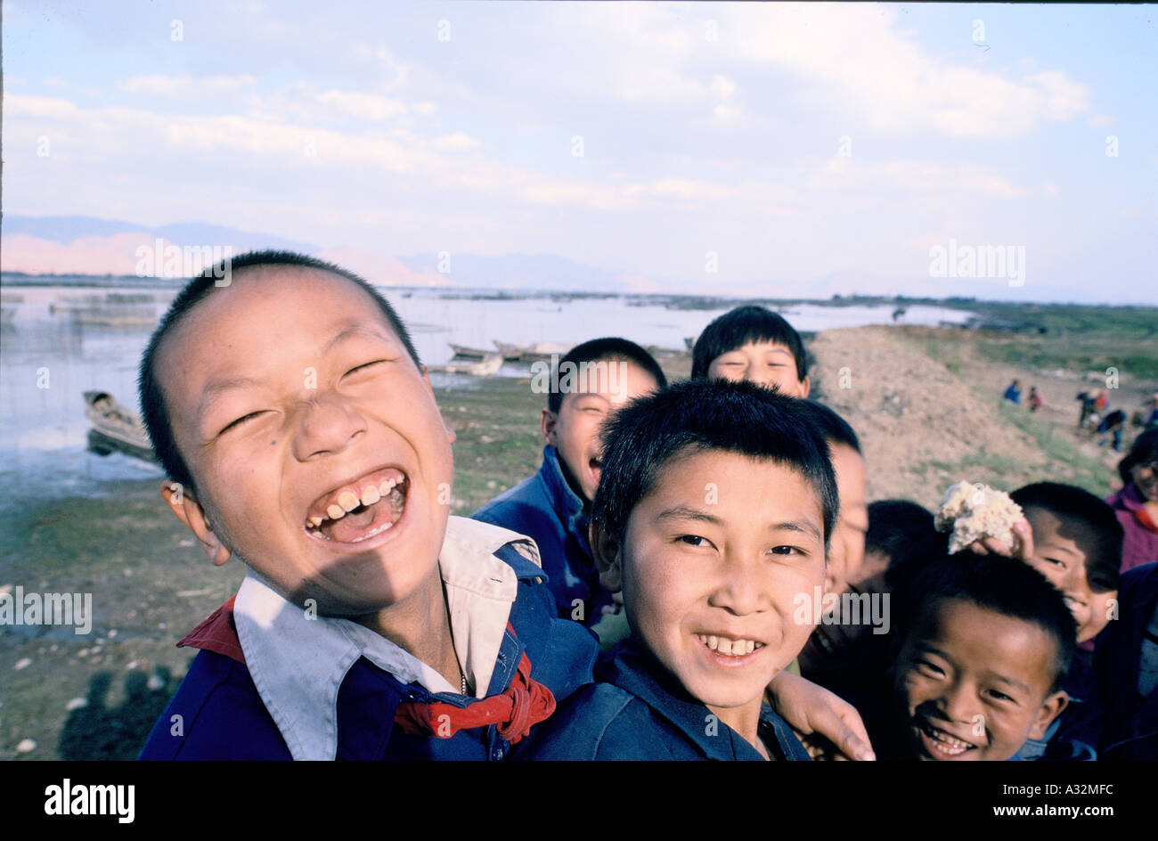 china yunnan province 1989 dali near burma border 1989 Stock Photo