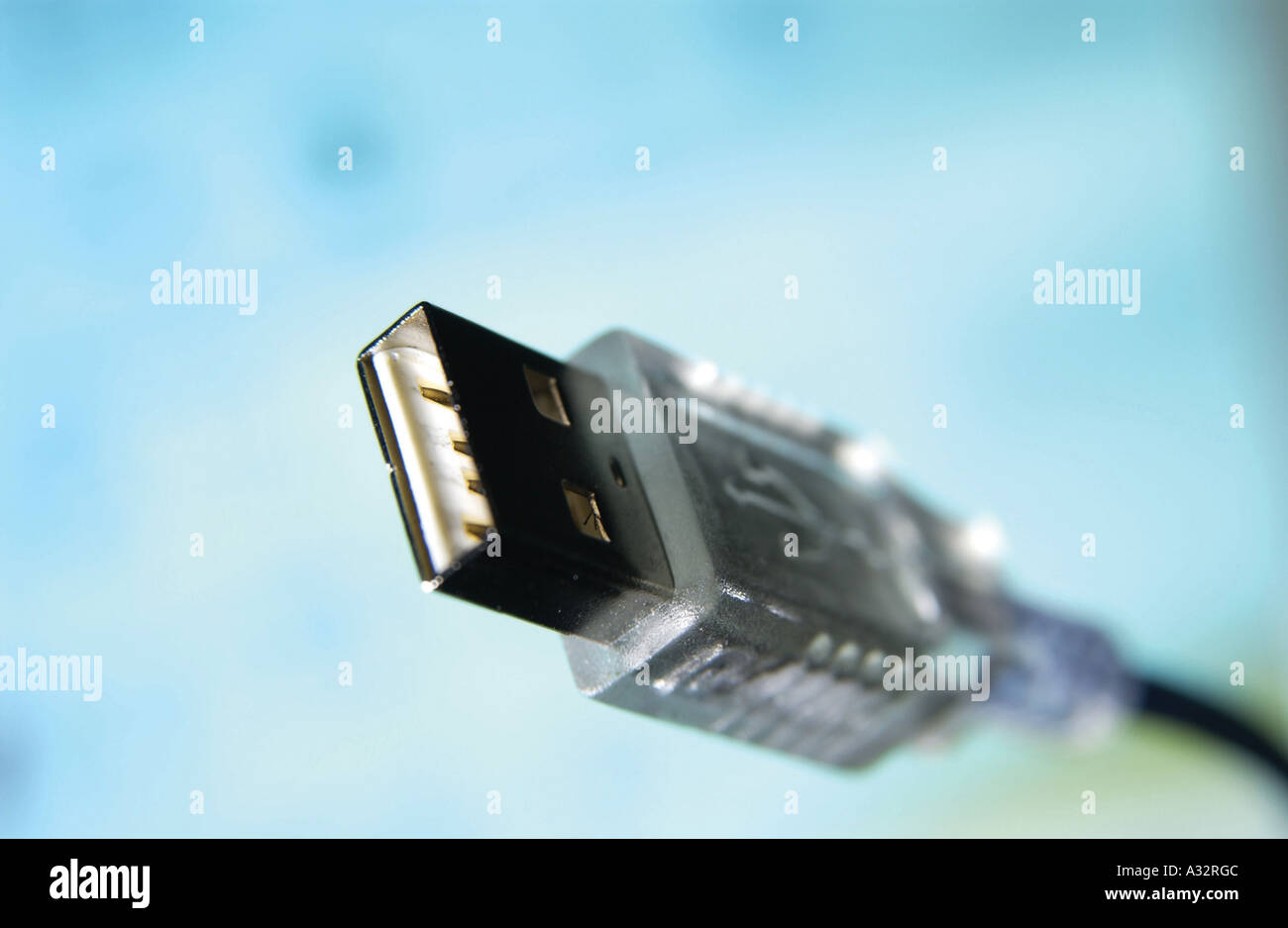 Usb Plug Image A closed shot on the plug of a usb cable Stock Photo - Alamy
