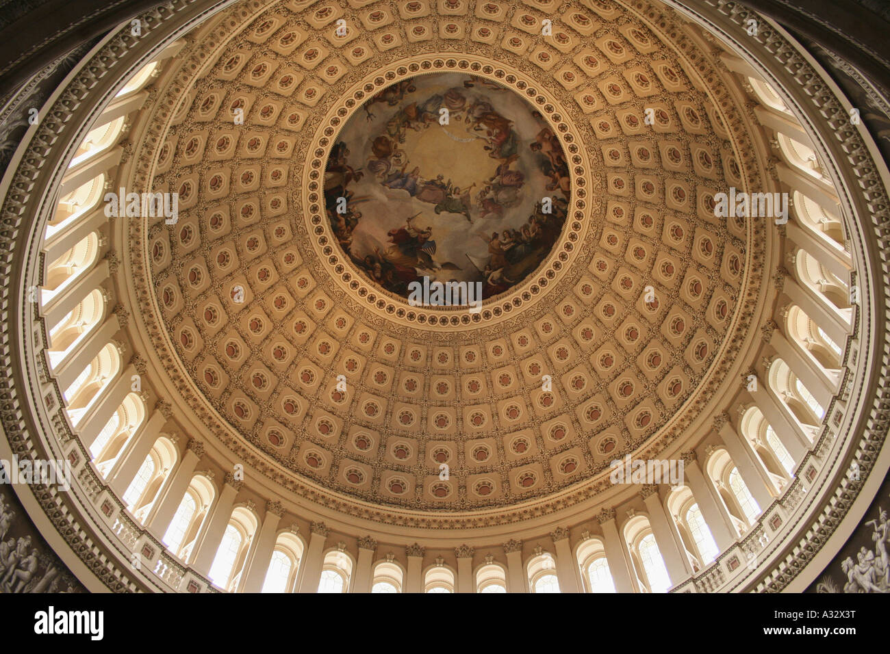 The Capitol Dome interior in Washington DC Stock Photo - Alamy