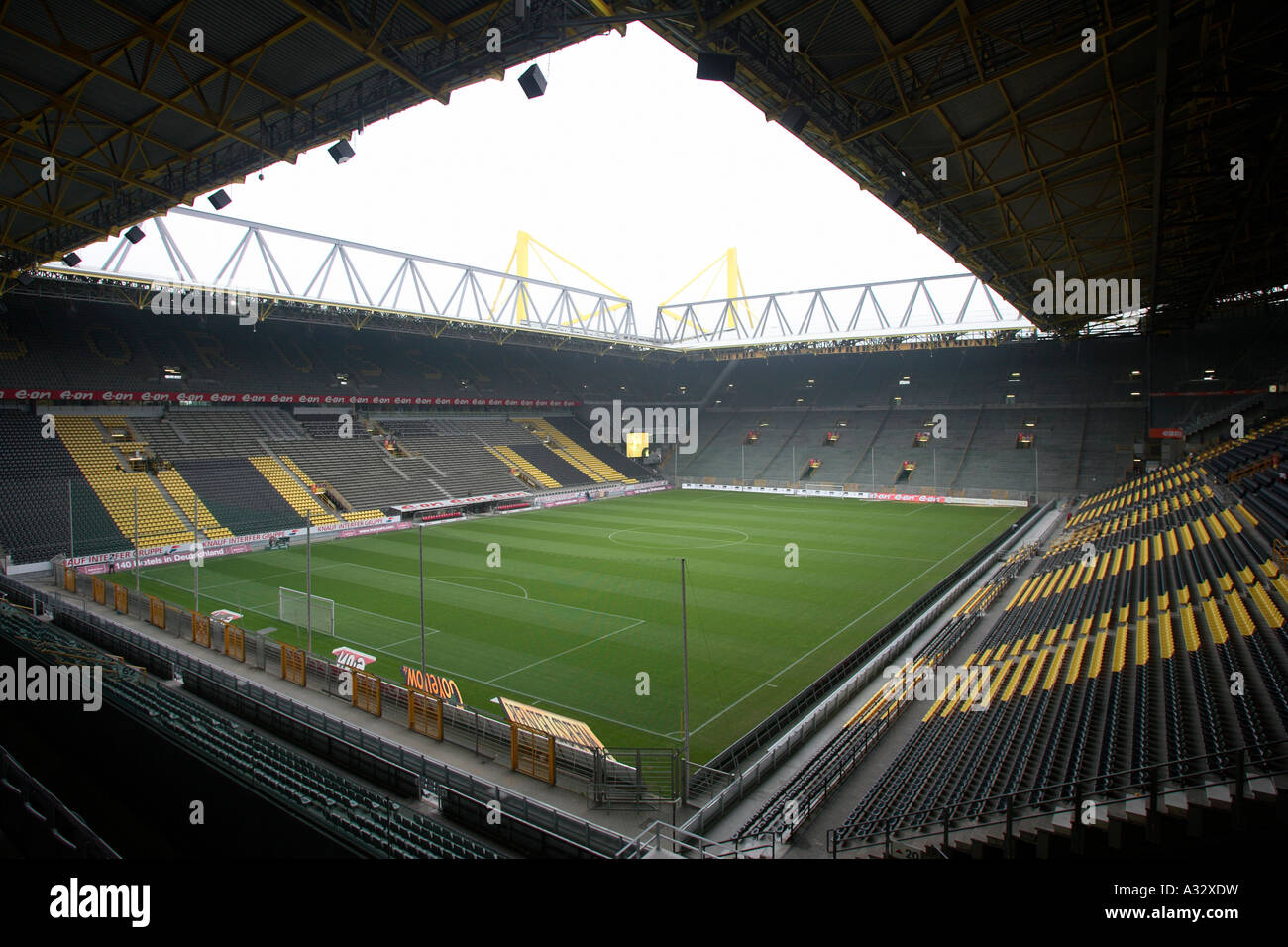 Westfalenstadion in Dortmund, Germany Stock Photo