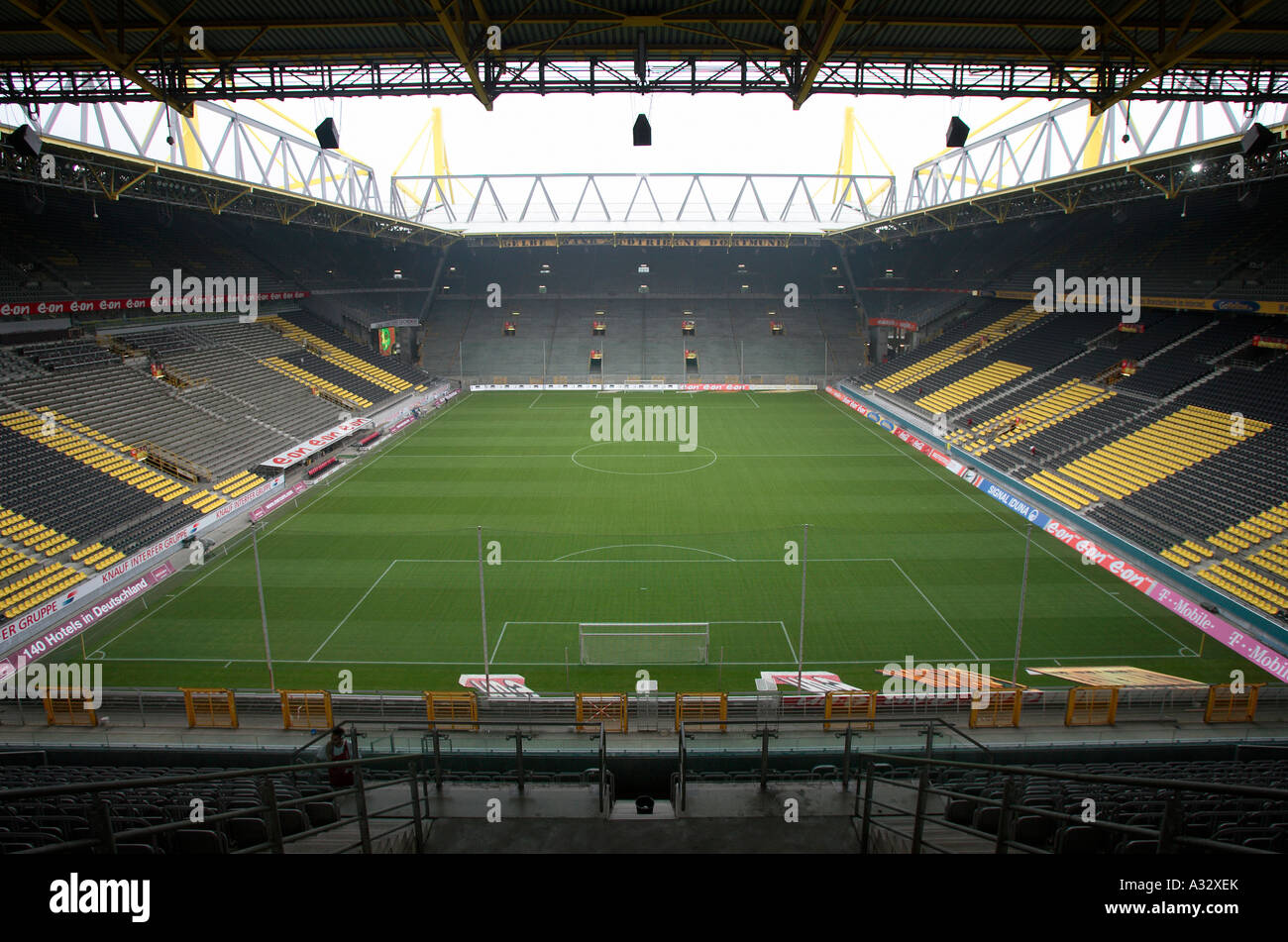 Westfalenstadion in Dortmund, Germany Stock Photo