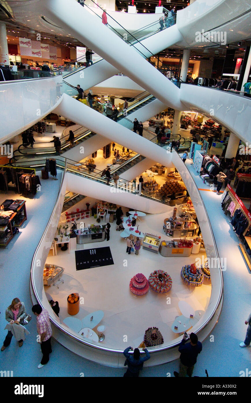 Selfridges retail shopping centre Department store Birmingham Bullring