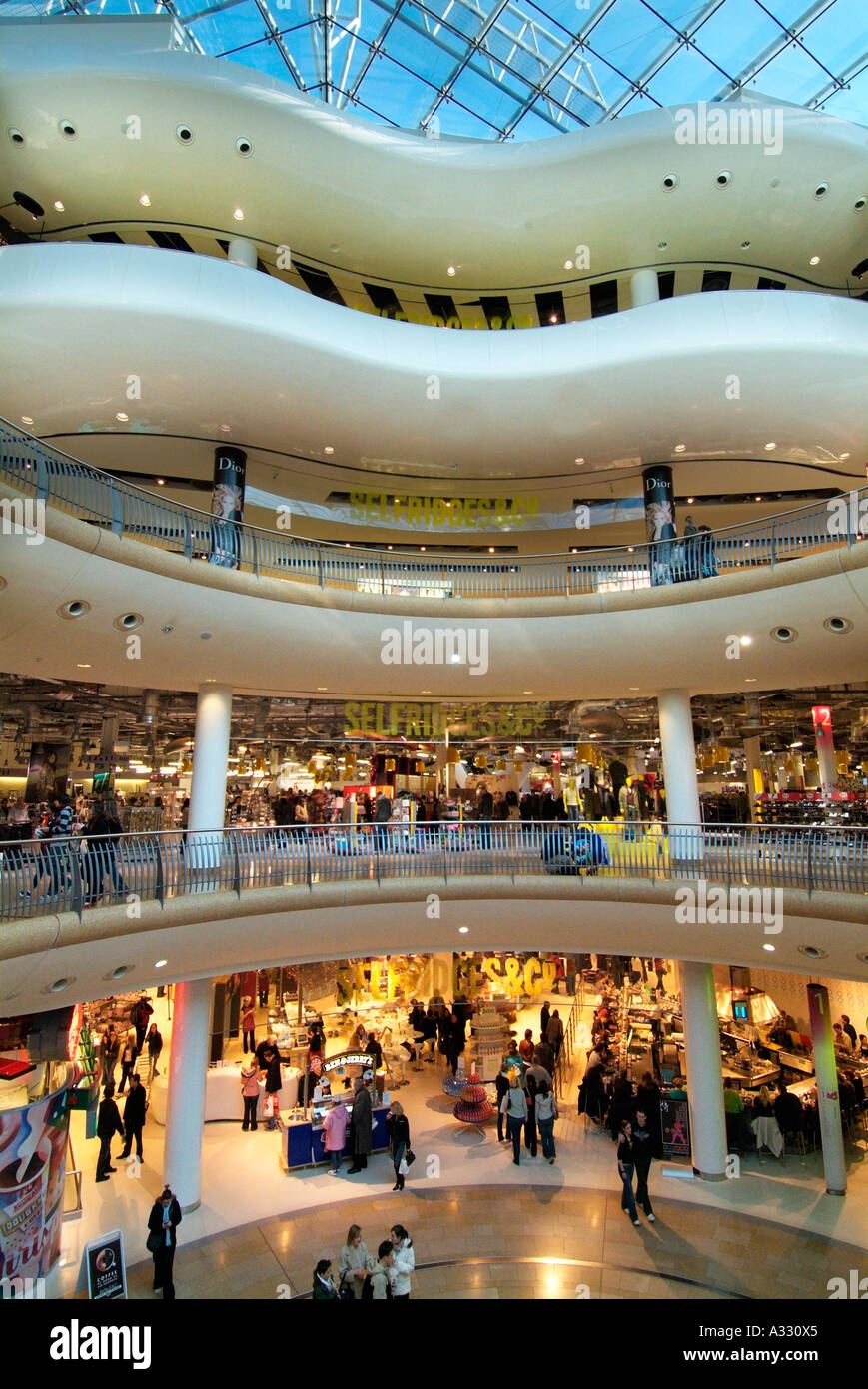Selfridges retail shopping centre Department store Birmingham Bullring UK United Kingdom England