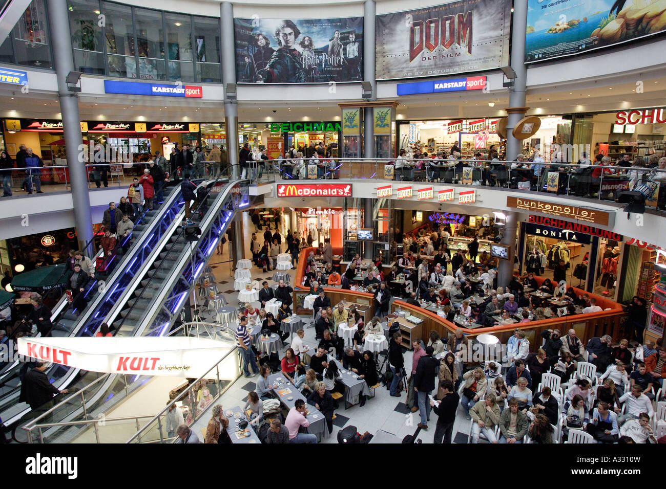 Gropius Passagen Shopping Center Berlin Germany Stock Photo