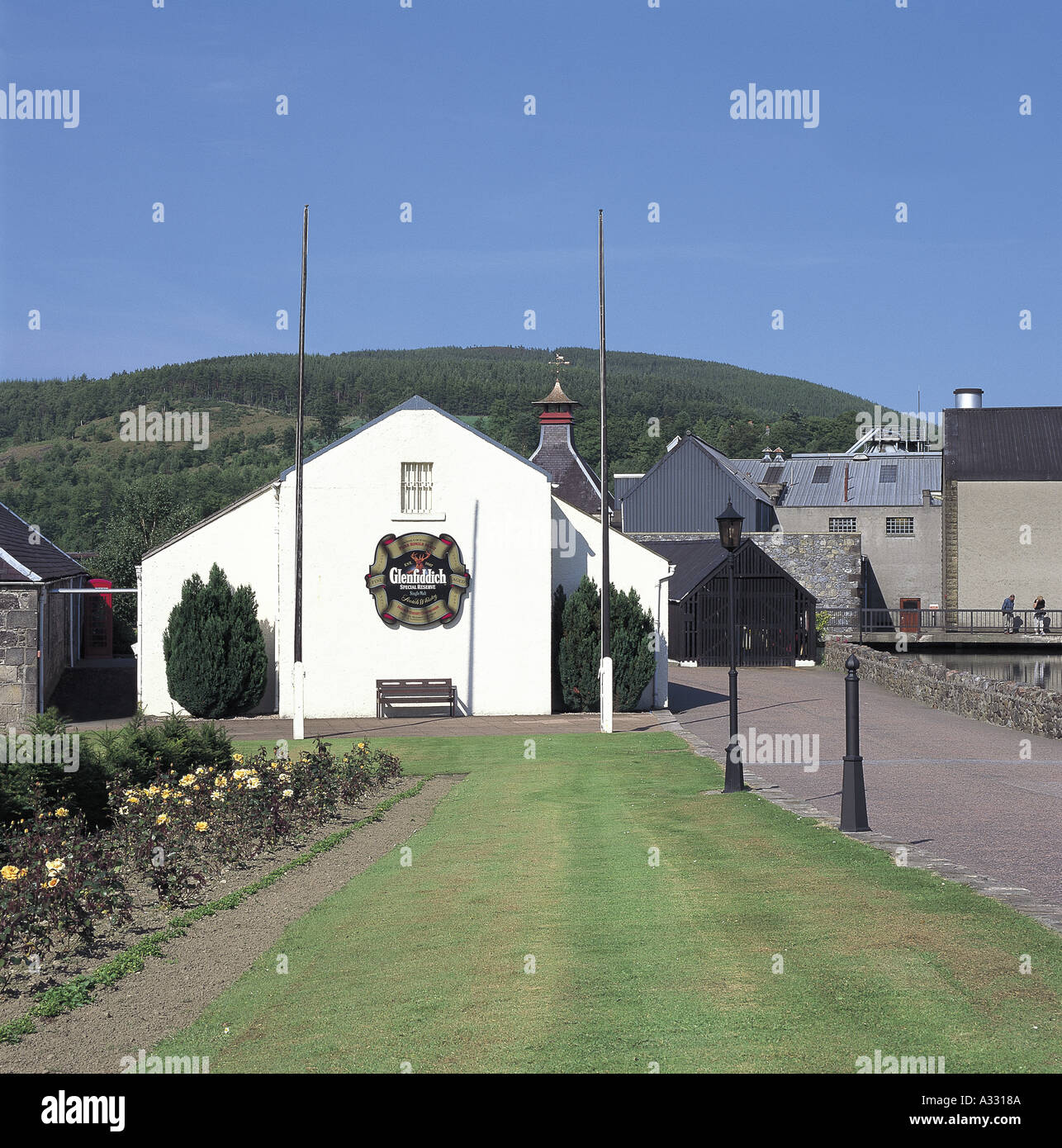 Glenfiddich distillery dufftown keith banffshire hires stock