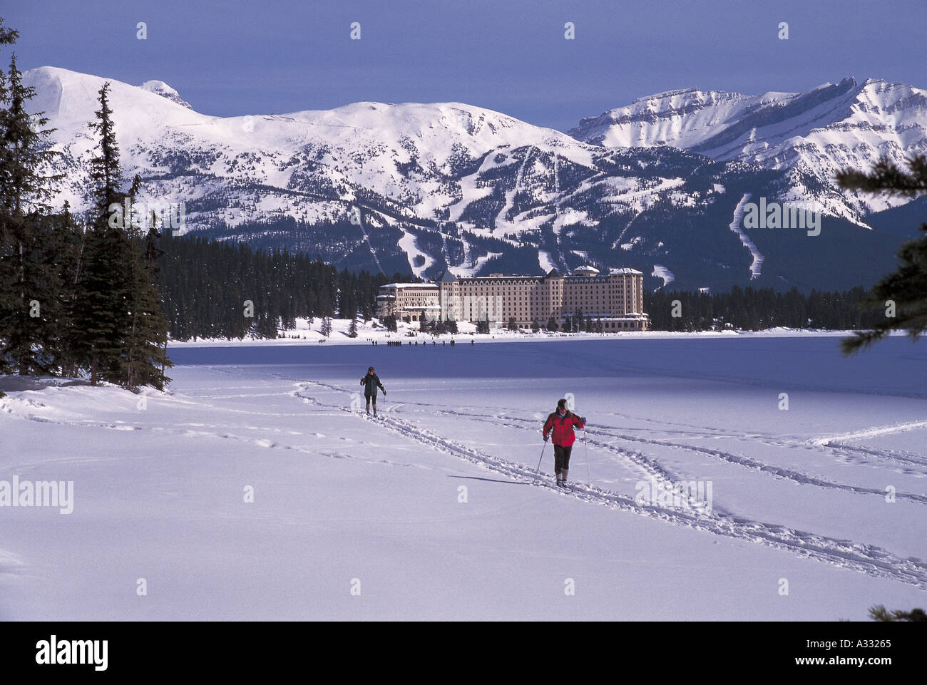 Chateau Lake Louise Stock Photo Alamy