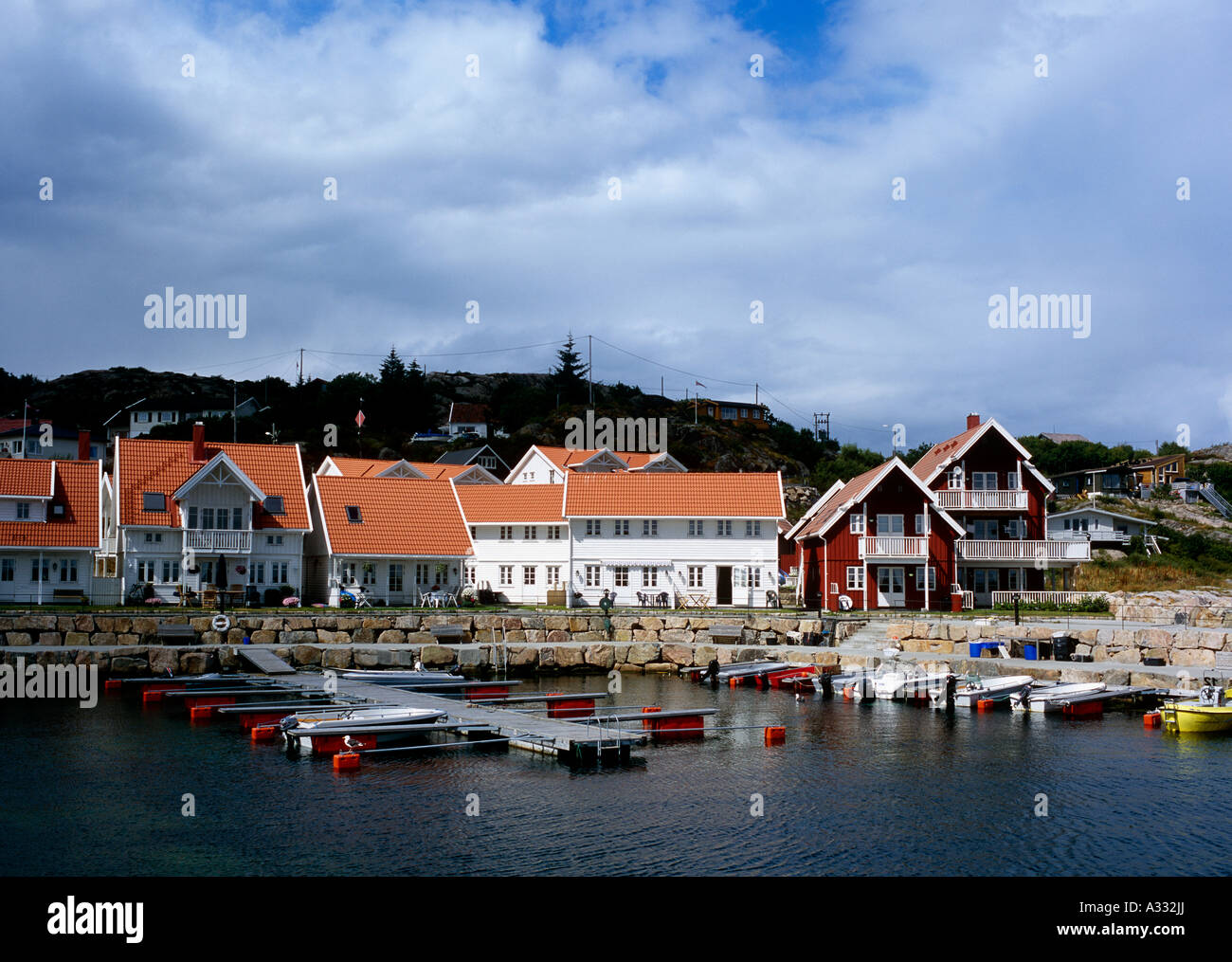 Harbour in Liltlehavn, Norway Stock Photo
