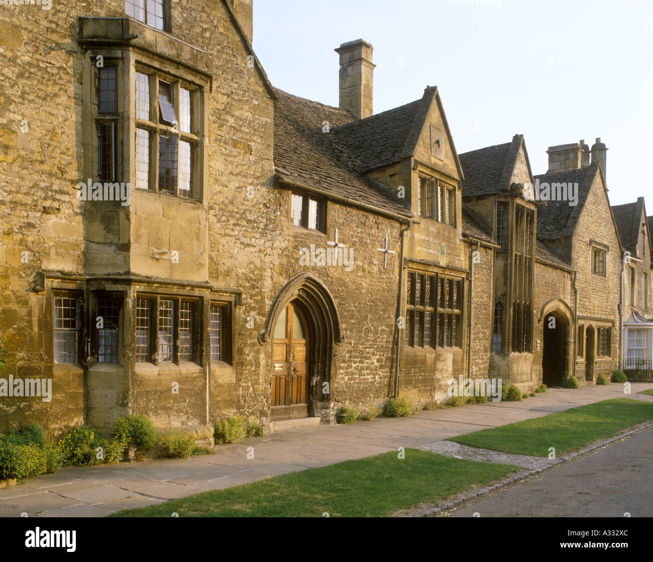 William Grevel's House in the High Street of the Cotswold town of Chipping Campden, Gloucestershire Stock Photo